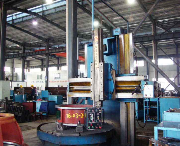 3米立车泵体加工区